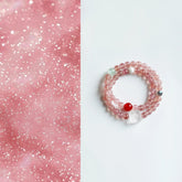 Sifanghua | Strawberry Quartz & Rose Quartz Multi-Gemstone Bracelet – Love & Joy